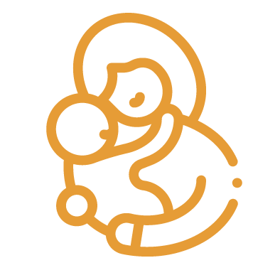 mother and baby icon